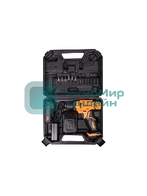 Дрель-шуруповерт Вихрь ДА-20Л-2К, 20 В, 2 Ач, 50 Нм, щеточный