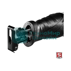 Пила сабельная Зубр [ЗПС-850 Э] 850 Вт, 0-2800 ход/мин, рез 150 мм (дерево), 12 мм (сталь), ход штока 28 мм