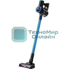 Пылесос ручной Kitfort КТ-5279, 200Вт, черный/синий