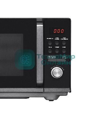 Микроволновая печь BBK 25MWS-954T/B черный, 25 л, 900 Вт, переключатели - кнопки, поворотный механизм