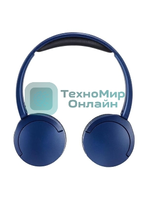 Беспроводные/проводные наушники Panasonic RB-HF630BG-A синий, накладные, Bluetooth + проводной, быстрая зарядка