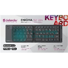 Клавиатура Defender Enigma SB-094 беспроводная, Bluetooth, чёрный