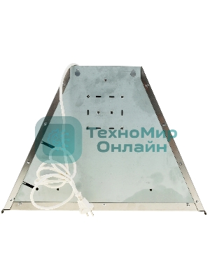 Вытяжка каминная Elikor Эпсилон 50Н-430-П3Л нержавеющая сталь/серебро, 50 см, 430 куб. м/ч, 54 дБ