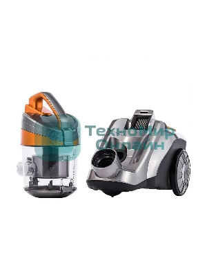 Пылесос Midea VCS38A13L-G серебристый/бронзовый, 300/1600 Вт, уборка сухая, пылесборник контейнер 2 л