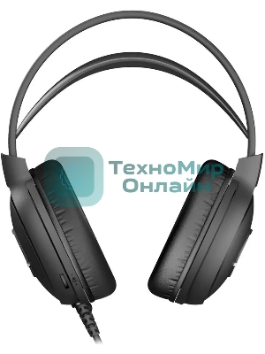 Гарнитура A4Tech Fstyler FH300U чёрный, проводная, USB, подсветка