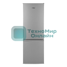 Холодильник Hyundai CC2051SL серебристый двухкамерный 120/34л морозилка снизу