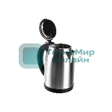 Чайник электрический Energy E-201 1.8л, сталь, черный (164126)