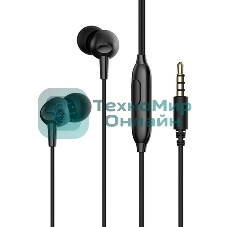 Проводные наушники Havit Wired earphone черный, внутриканальные, Jack 3.5 мм, встроенный микрофон