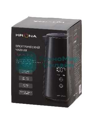 Чайник электрический Krona Digitaler черный