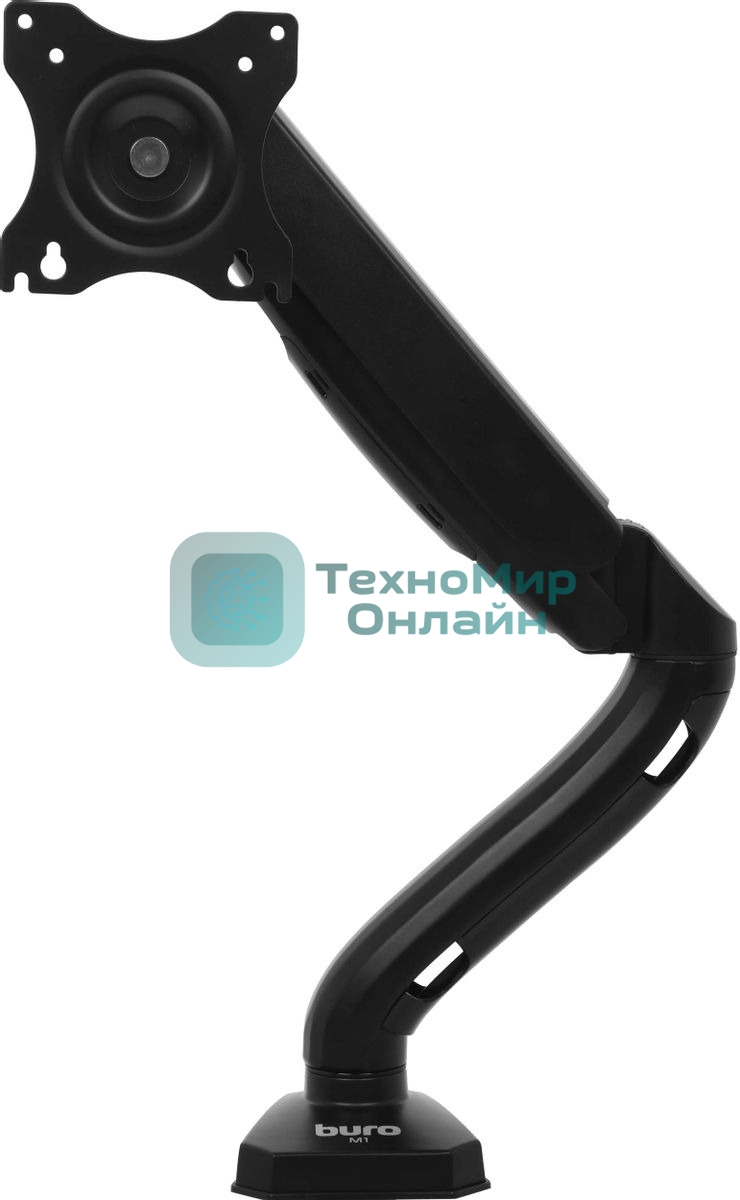 Кронштейн для мониторов ЖК Buro M1 черный 15