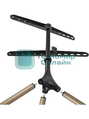 Кронштейн Kromax OMEGA-11 черный/деревянный, 3 шт/уп, Стойка-тренога, для 1 TV 32