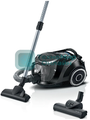 Пылесос Bosch BGS412234 черный, 1800 Вт, уборка сухая, пылесборник контейнер 2,4 л