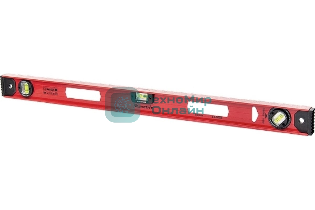 Усиленный алюминиевый уровень Matrix 1000 мм Рельс