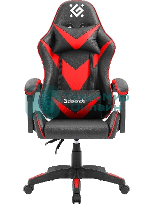 Кресло Defender XCOM черный, экокожа, 120 кг, механизм качания