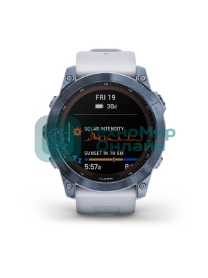 Умные часы Garmin Fenix 7x Sapphire Solar синий минерал 51мм