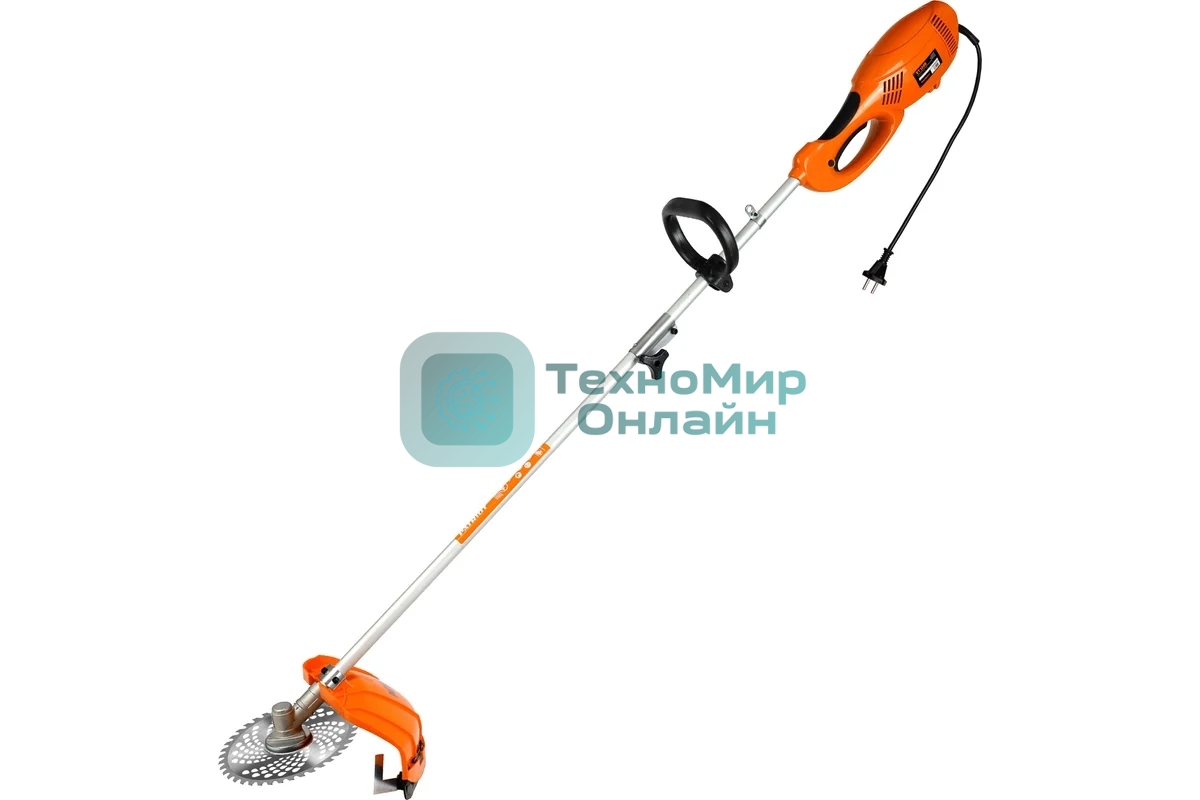 Электротриммер PATRIOT ET 1200 +нож 250304400 мощность 1100Вт, диам.диска 23см, леска 2.4мм, захват 46см