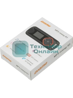 Плеер Flash Digma R3 8Gb черный/0.8