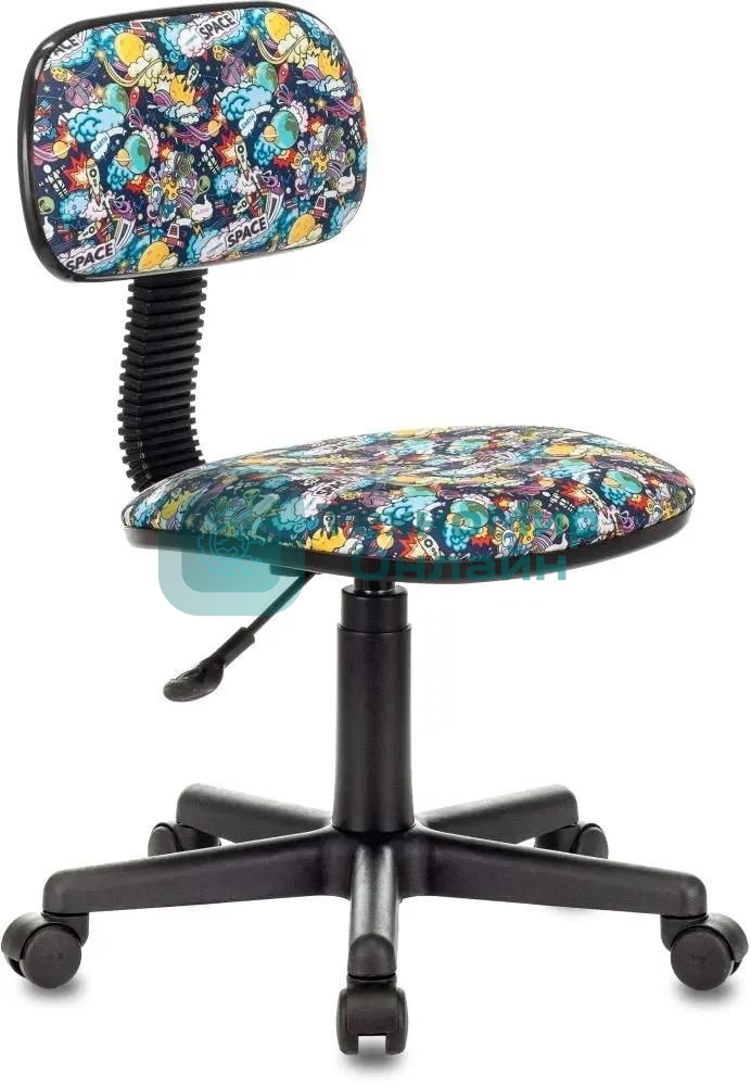 Кресло Бюрократ CH-201NX Space крестов.