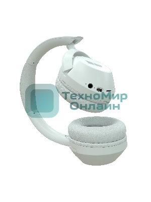 Беспроводные наушники MORE CHOICE HW11 белый, накладные, Bluetooth, до 6 ч