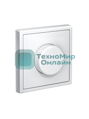 Светорегулятор поворотно-нажимной (диммер) ArtGallery LED RC 400Вт механизм бел. SE GAL000123