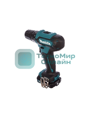 Дрель-шуруповерт Makita DF333DWAE, 12 В, 2 Ач, 30 Нм, щеточный