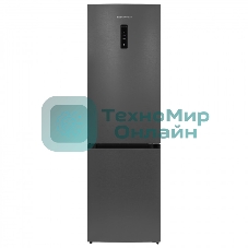 Холодильник Schaub Lorenz SLU S344D7EI нержавеющая сталь двухкамерный 235/109л морозилка снизу, No Frost