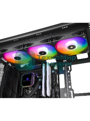 Система жидкостного охлаждения Thermalright Frozen Prism 360 ARGb Soc-AM5/AM4/1151/1200/2066/1700 черный 4-pin 27dB Al Ret (F-PRISM-360-BL-ARGb)