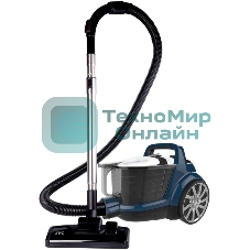 Пылесос JVC JH-VC405 черный/синий, 360/2050 Вт, уборка сухая, пылесборник контейнер 2 л