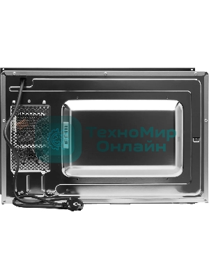 Микроволновая печь встраиваемая Hyundai HBW 2560 BG черный, 25 л, 900 Вт, переключатели - сенсор