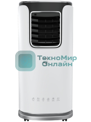 Кондиционер мобильный FUNAI JASMINE MAC-JS30CON03 9500 BTU, 20 м², 55 дБ, охлаждение, осушение, белый