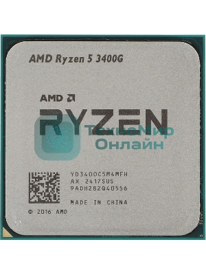 Процессор AMD Ryzen 5 3400G Soc-AM4 3.7GHz OEM