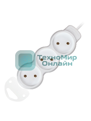 Удлинитель бытовой Smartbuy (SBE-10-3-07m-N) 3 гн х 7,0 м белый