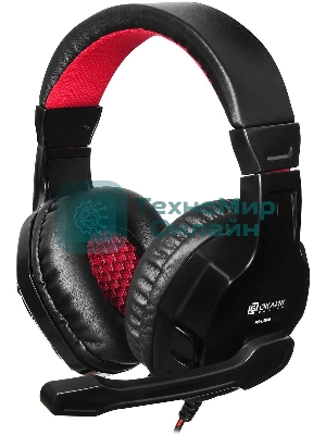 Гарнитура Oklick HS-L320G Phoenix чёрный, проводная, 3.5 мм
