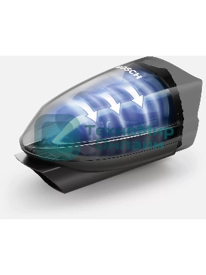 Пылесос вертикальный Bosch BCHF 2MX20 синий, питание от аккумулятора, 150 Вт, уборка сухая, пылесборник 0.4 л