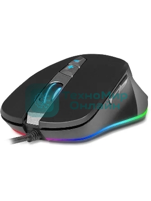 Мышь проводная SVEN RX-G970 черный, 4000 dpi, USB, кнопки - 7