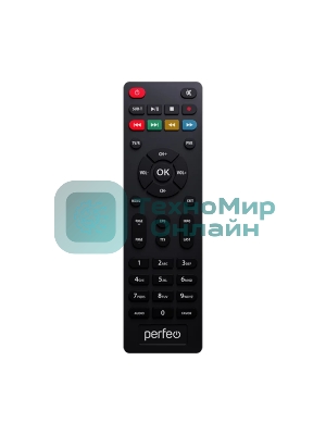 Приставка для цифрового ТВ Perfeo STREAM черный, DVB-T2, DVB-T, DVB-C, HDMI, USB 2.0 х2