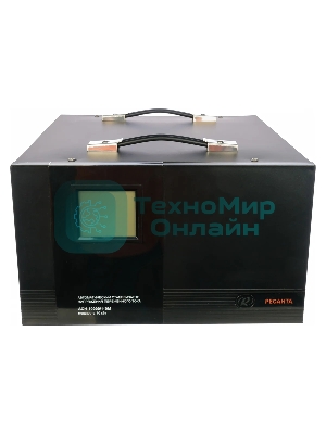 Стабилизаторы напряжения Ресанта АСН-10000/1-ЭМ 63/1/8 Стабилизатор 220В±2%, Габариты 400х323х183, Вес 24 кг