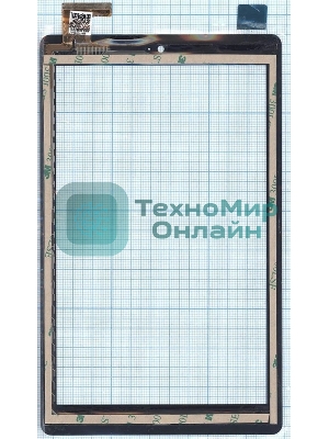 Сенсорное стекло (тачскрин) FPC-FC80J128-02, черное