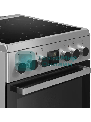 Плита электрическая Maunfeld MEC55CS08D серебристый, конфорок 4 шт, духовка 60 л, 50 см x 85 см x 60 см