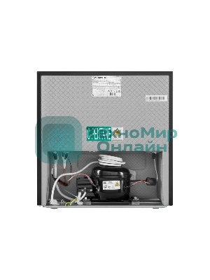 Холодильник Maunfeld MFF50WD дерево/черный мат. однокамерный 46л