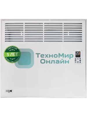 Конвектор электрический IVIGO EPK-Pro Wi-Fi EPK4550P07, белый, 750 Вт, 8 м2, с терморегулятором, Wi-Fi