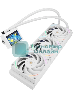 Система жидкостного охлаждения Thermalright Mjolnir Vision 360 ARGB Soc-AM5/AM4/1151/1200/2066/2011/1700 белый 4-pin 27dB Al LCD Ret (M-VISION-360-WH-ARGB)