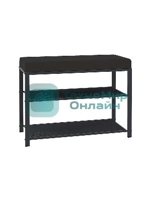 Банкетка ЗМИ Торонто 23S каркас графит,сиденье серый БТ23СГрС