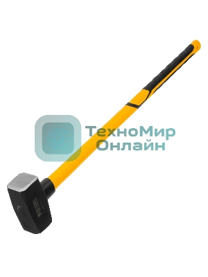 Кувалда Denzel 4000 г, кованая, фибергласовая рукоятка c TPR покрытием, 880 мм