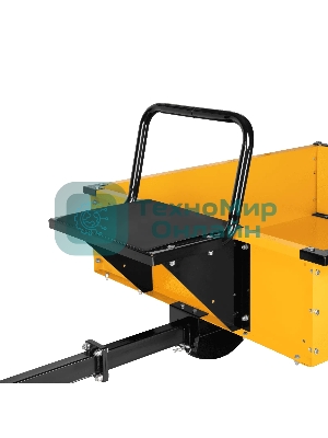 Прицеп для мотоблока Denzel TT-500, оцинк., груз. 500 кг, рег. сцепка, колеса 4.00-10, в упаковке