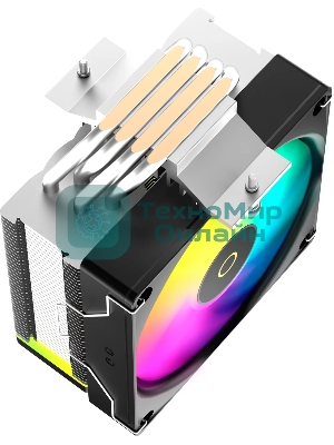 Кулер для процессора Ocypus Delta A40 SE BK ARGB, 120мм ARGB FAN, Top ARGB Panel, 4 HEAT PIPES, 4-PIN PWM, 800-1800 RPM, 31DBA, HYDRO BEARING, LGA115X/1200/1700/18XX, AM4/AM5