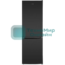 Холодильник Maunfeld MFF185SFSB черный мат. двухкамерный 211/104л морозилка снизу