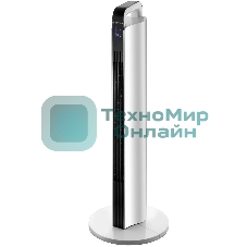 Колонный вентилятор BRAYER 4955BR , эл..упр.,пультДУ,вращение,мощ-ть 60Вт, LED дисплей, 3 скор.Таймер