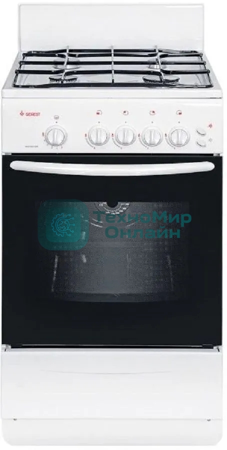 Плита газовая Gefest ПГ 3200-06 К35 белый, конфорок 4 шт, духовка 42 л, 50 см x 85 см x 53 см