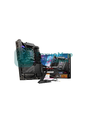 Материнская плата MSI MPG X870E CARBON WIFI, AM5, AMD X870E, 4xDDR5, 4xSATA, 4xM.2, 1xPCIe 5.0 x16, 1xPCIe 5.0 x4, 1xPCIe 4.0 x4, 1xHDMI, 2xUSB-C, 2x1Gb LAN, 9xUSB 3.2 Gen 2, 2xUSB4, 2x3.5 мм, 7.1, ATX